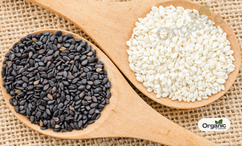 Black Vs White Sesame Seeds Allwellhealthorganic