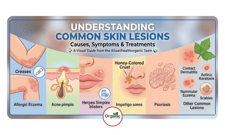 Causes of Skin Lesions Allwellhealthorhanic.com wellhealthorganic.com Best Health tips Health Tips