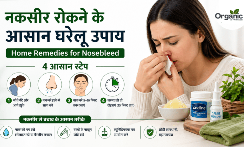 Home Remedies for Nosebleed - नकसीर रोकने के आसान घरेलू उपाय