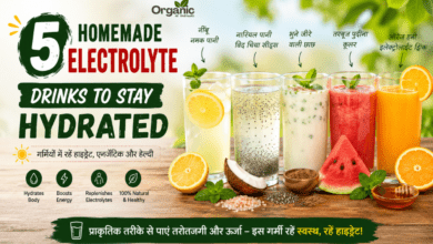 5 homemade electrolyte drinks to stay hydrated during summer heatwave including lemon water, coconut water, buttermilk, watermelon cooler, and orange drink