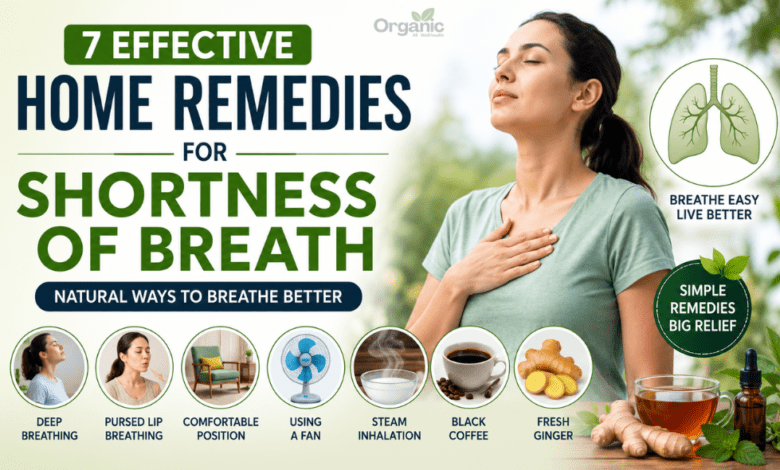Home remedies for shortness of breath