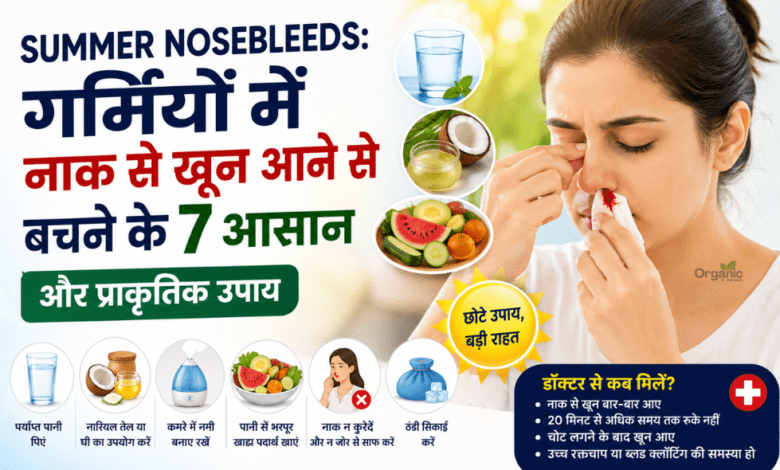 Summer Nosebleeds: गर्मियों में नाक से खून आने से बचने के 7 आसान प्राकृतिक उपाय