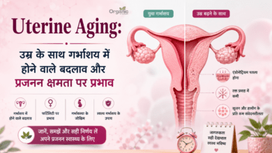 Uterine Aging में उम्र के साथ गर्भाशय में होने वाले बदलाव और उनका फर्टिलिटी पर प्रभाव।