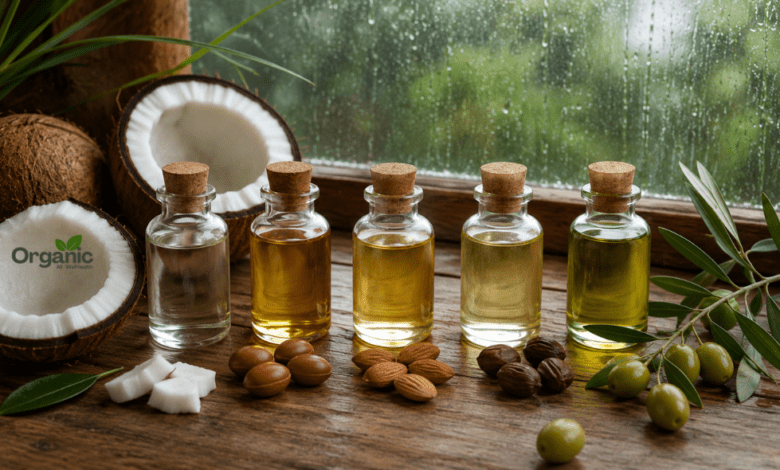 मानसून में frizzy hair के लिए 5 बेस्ट Hair Oils | AllWellHealthOrganic
