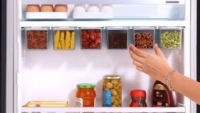 double door fridge