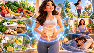 Gut Health सुधारने के लिए दही, फल, सब्जियां, ओट्स और प्राकृतिक खाद्य पदार्थ